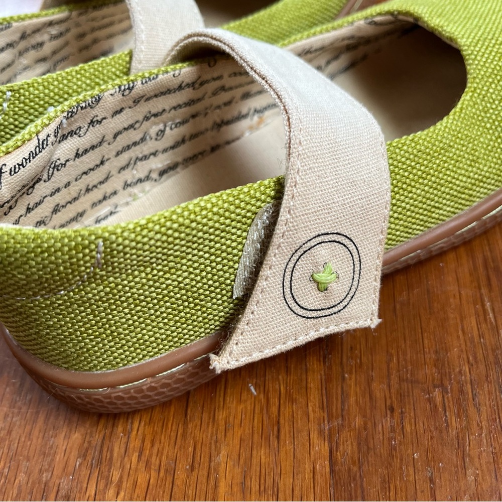 Livie & Luca Green Canvas Mary Jane Shoes - Picture 7 of 7